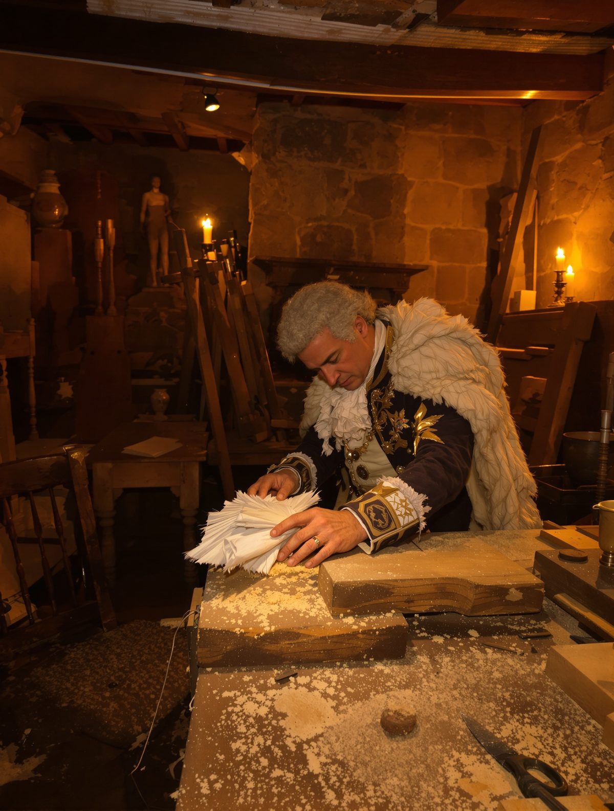 King George III's secret carpentry workshop scandalized his courtiers