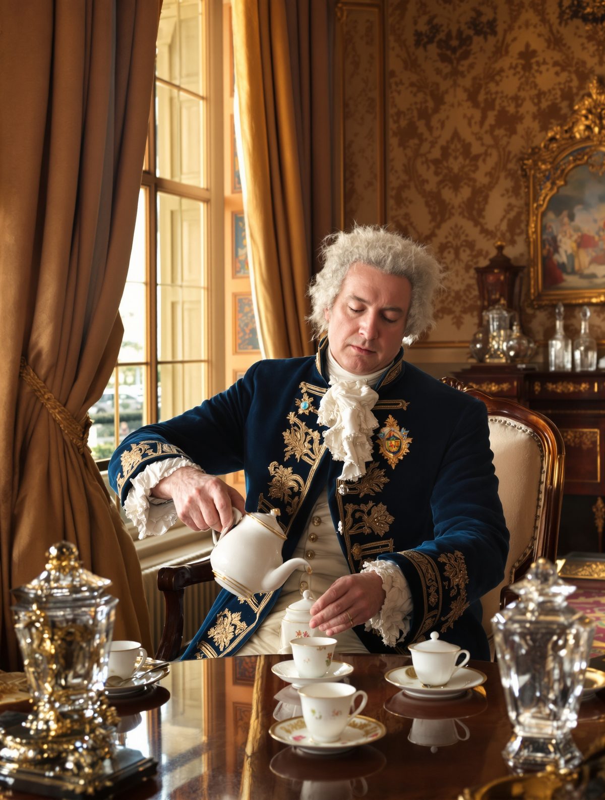 King George III's secret tea ceremony saved his sanity during madness