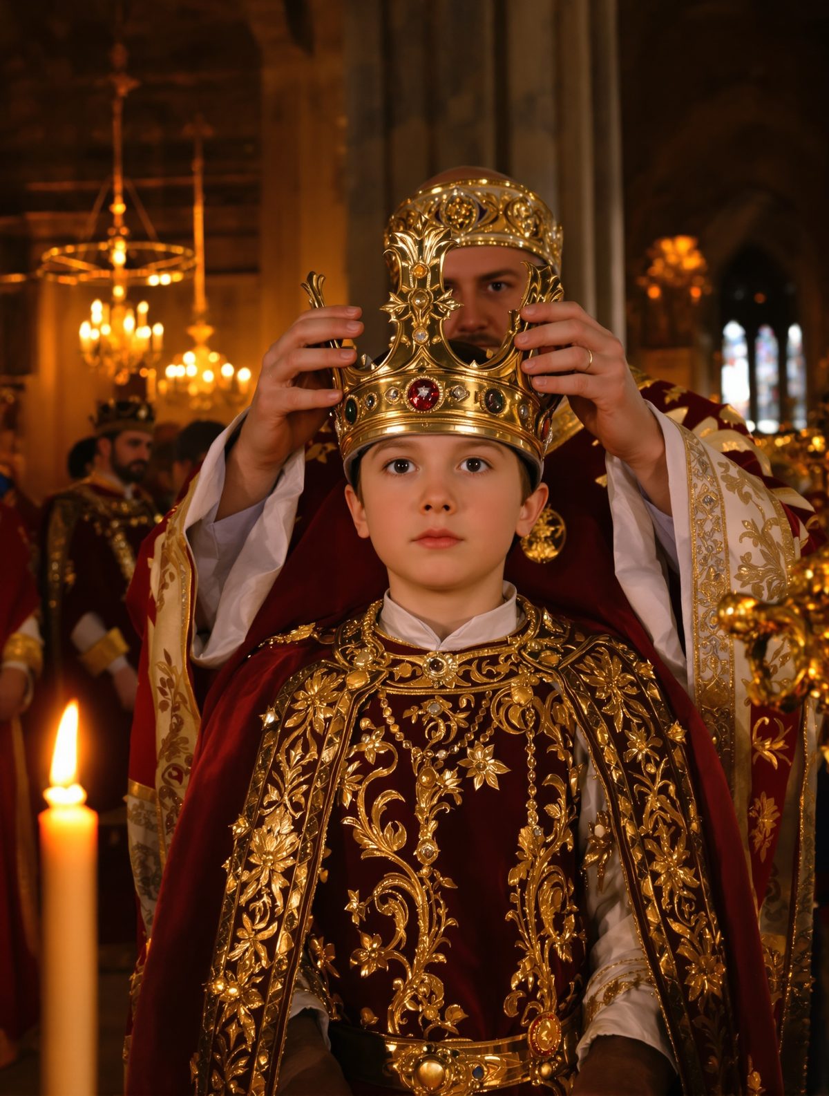 King Henry III's coronation crown was too big for his 9-year-old head