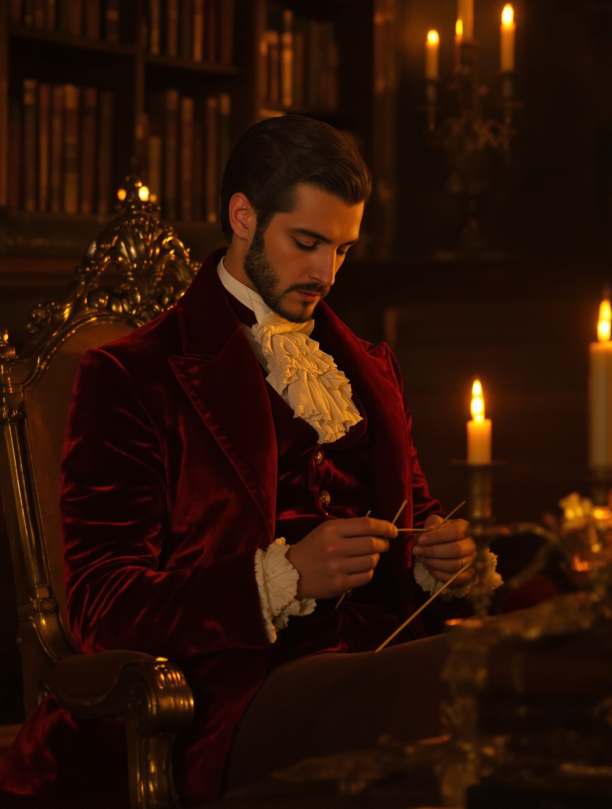 Prince Albert Victor's secret midnight knitting that baffled his tutors