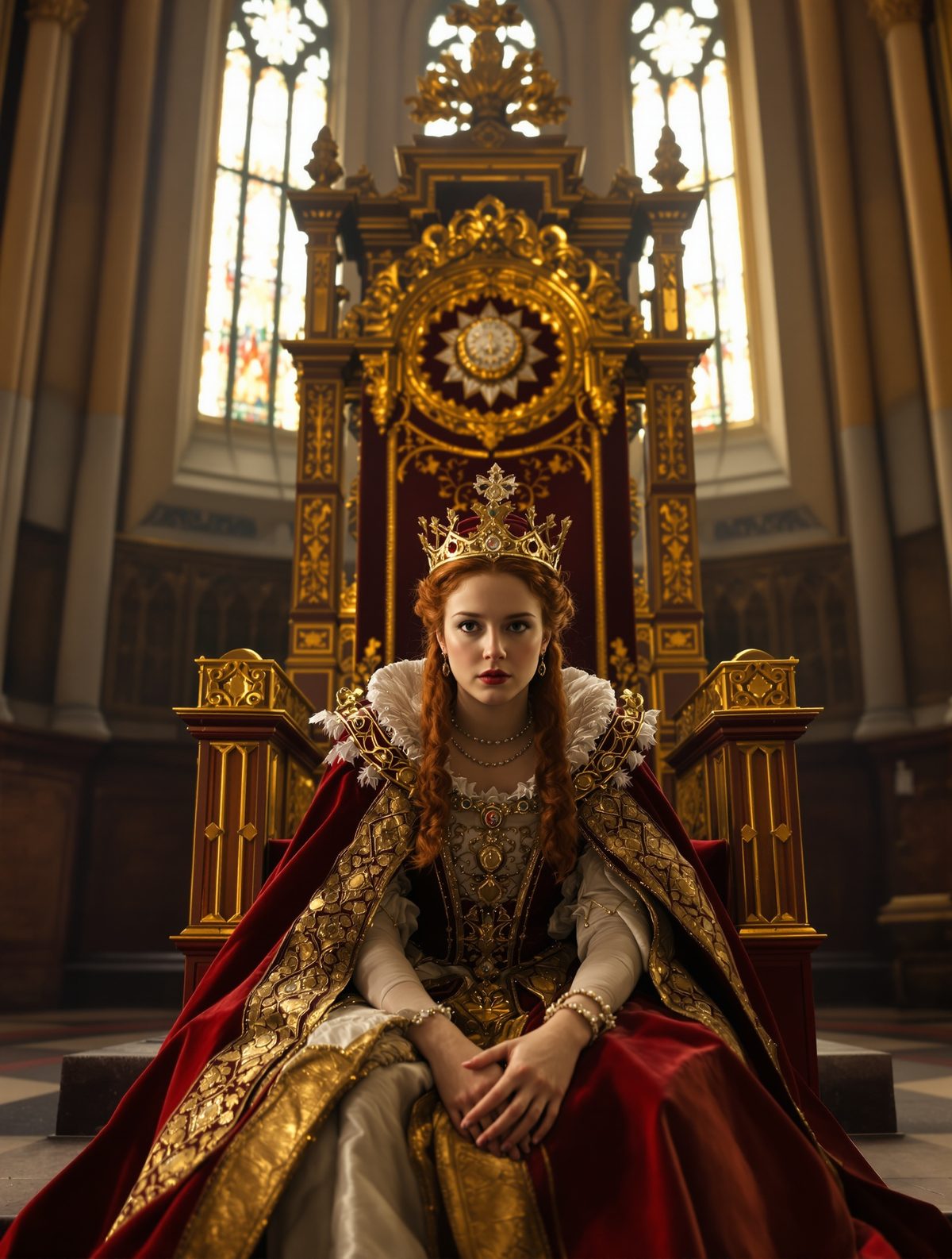 Queen Elizabeth I hid under her coronation throne to escape bishops