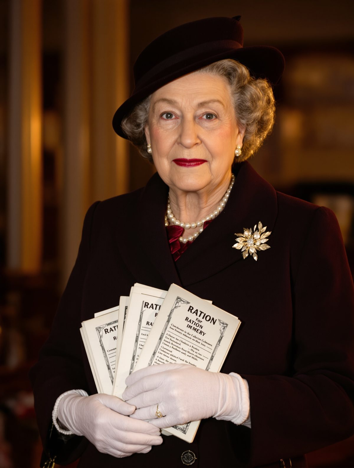 Queen Mary's secret wartime ration book that shocked her servants